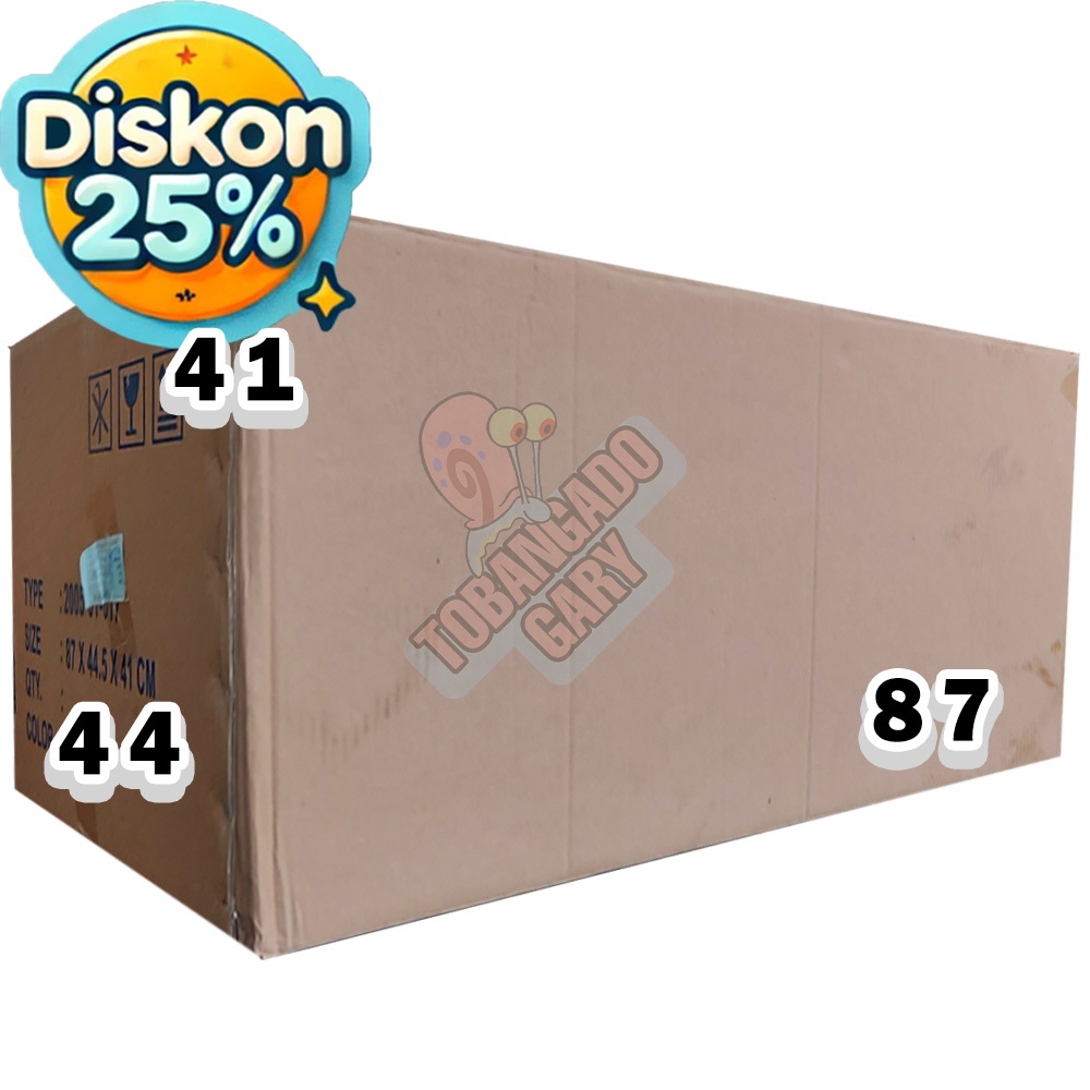

Kardus Besar Packing Jumbo Bekas Pindahan Packaging Dus Tebal 87x44x41 Box Pengiriman Penyimpanan Kotak 1ply 2ply Baru 2 layer 1 layer 2 ply 1 ply Super Karton Kemasan Murah Dynaplast Polos Paking Barang Kantor Arsip Kuat Rumah Keras Single Double Wall