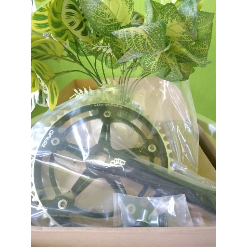 crank RayD pista 48t BCD 144 fixie new