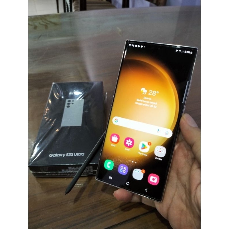 SAMSUNG S23 ULTRA 256Gb Ram 12Gb Cream Resmi SEIN Lengkap Spesifikasi Tinggi Kamera Jernih No Minus