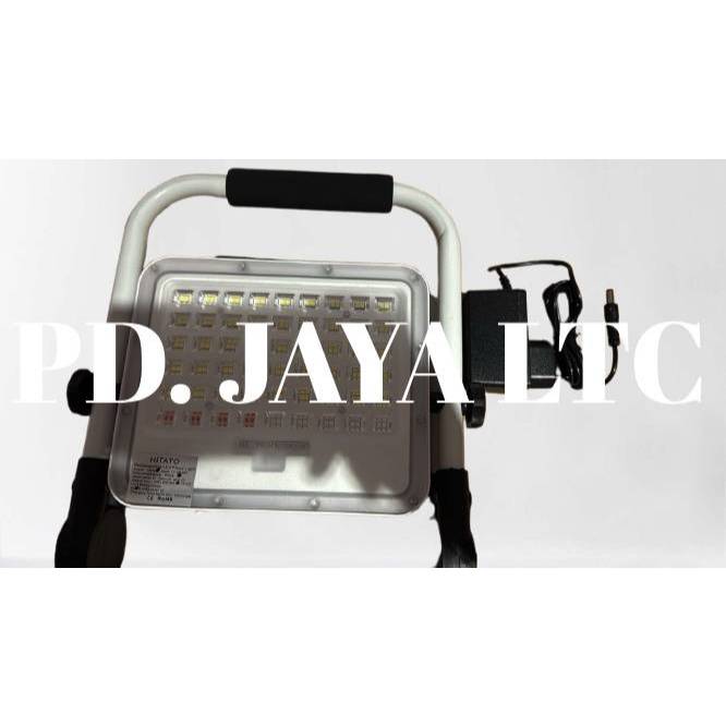 Hitato Rechargeable LED Flood Light - Lampu Sorot Emergency 100Watt