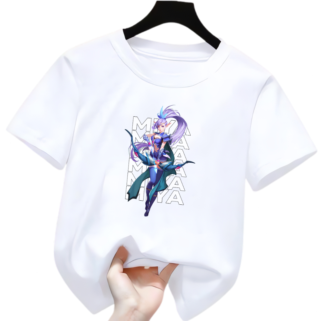 BAJU KAOS PARA GAMERS EDISI MOBILE LEGEND (UNISEX) UNTUK ANAK USIA 2-12 TAHUN