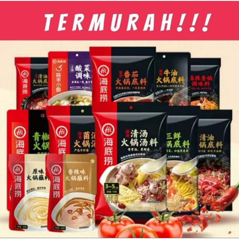 

[ RIJEK] Haidilao Bumbu Shabu Shabu Bumbu Instant Hotpot Aneka Rasa Terlaris