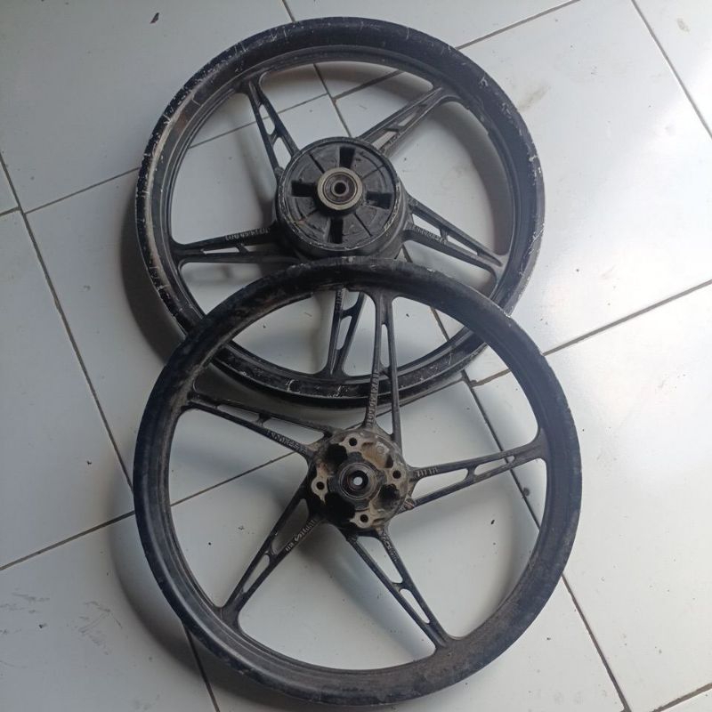 VELEG RING JUPITER MX OLD DEPAN BELAKANG ORIGINAL VELG PALANG 5