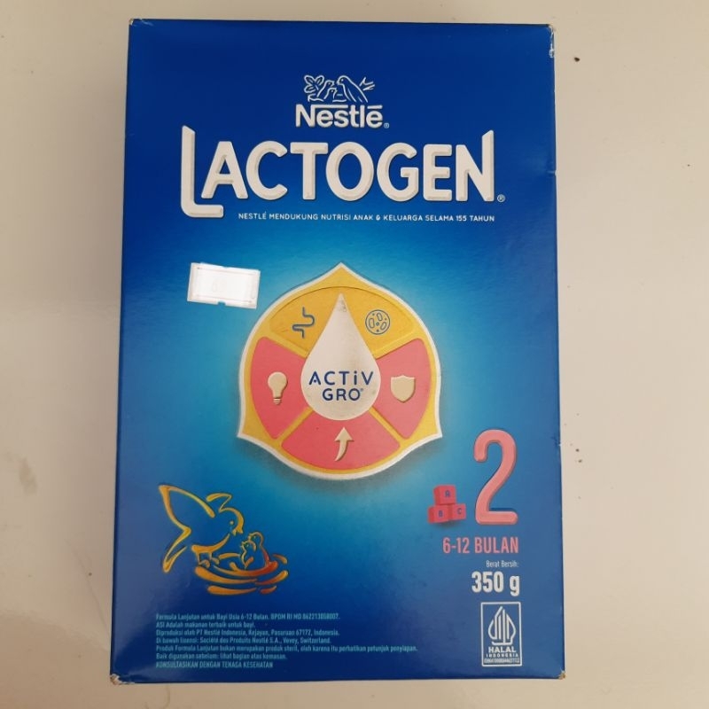 

Nestle Lactogen Activ Gro 6-12 Bulan 350g