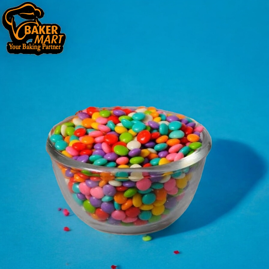 

Elmer Choco Chips Half Round Warna / Rainbow 250 Gram