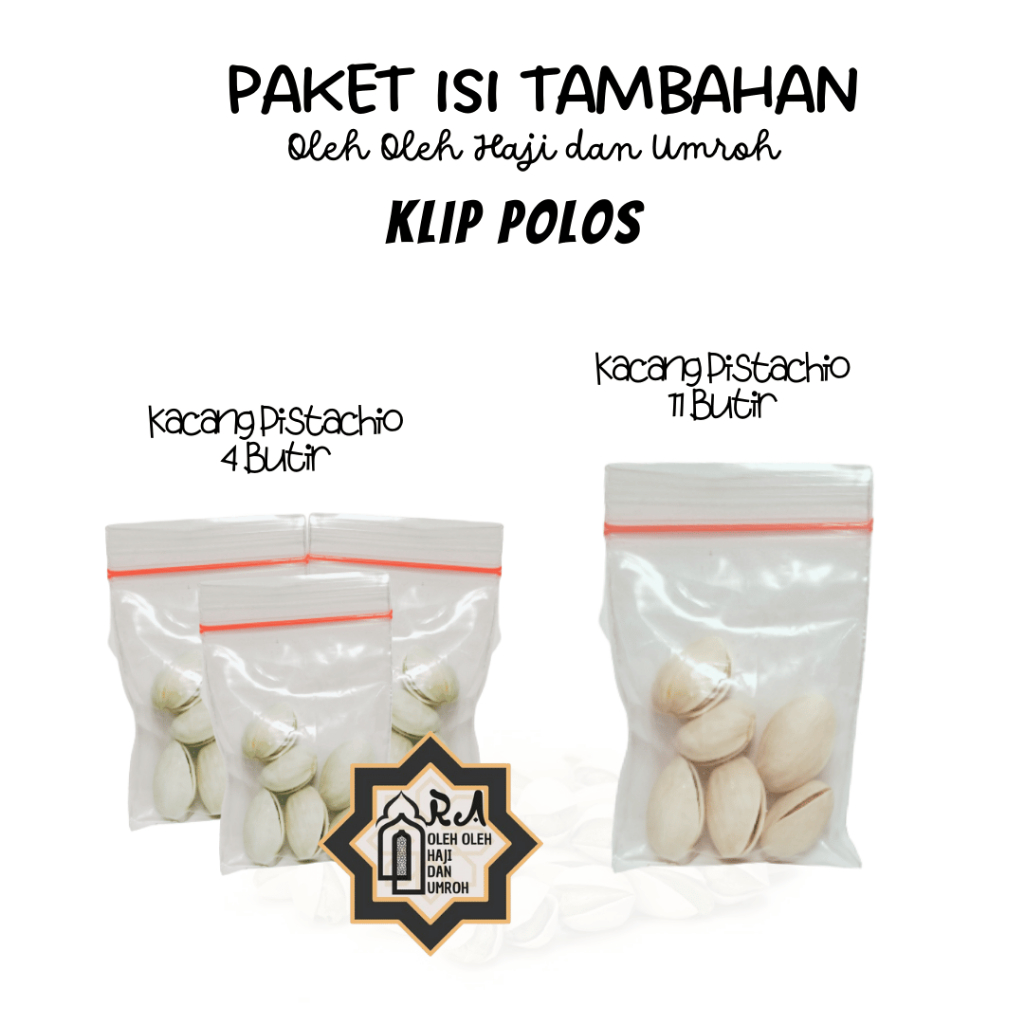 

Paket Pistacio dalam kemasan per 100 kemasan