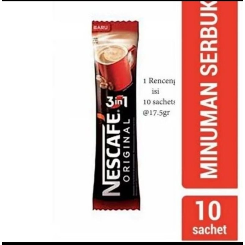 Nescafe Original 3 in 1 Sachet