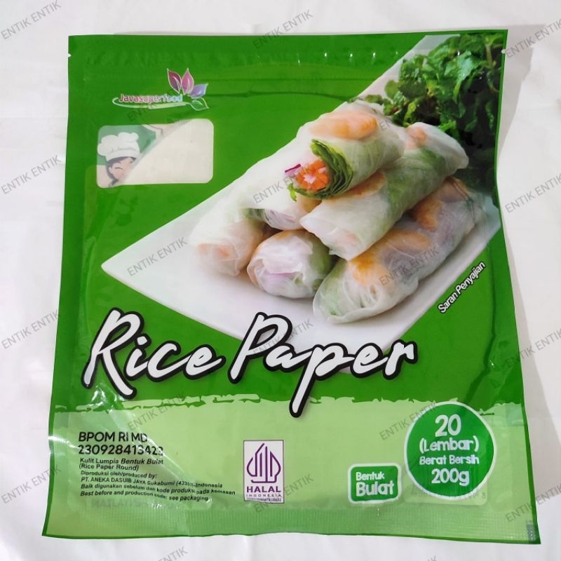 

Rice Paper | Banh Trang | Kulit Lumpia Vietnam 100GR | 200GR Java Super Food