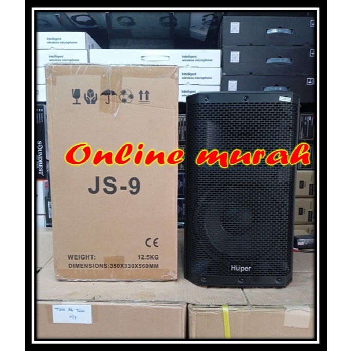 Huper JS9 Speaker Aktif 10 inch Original