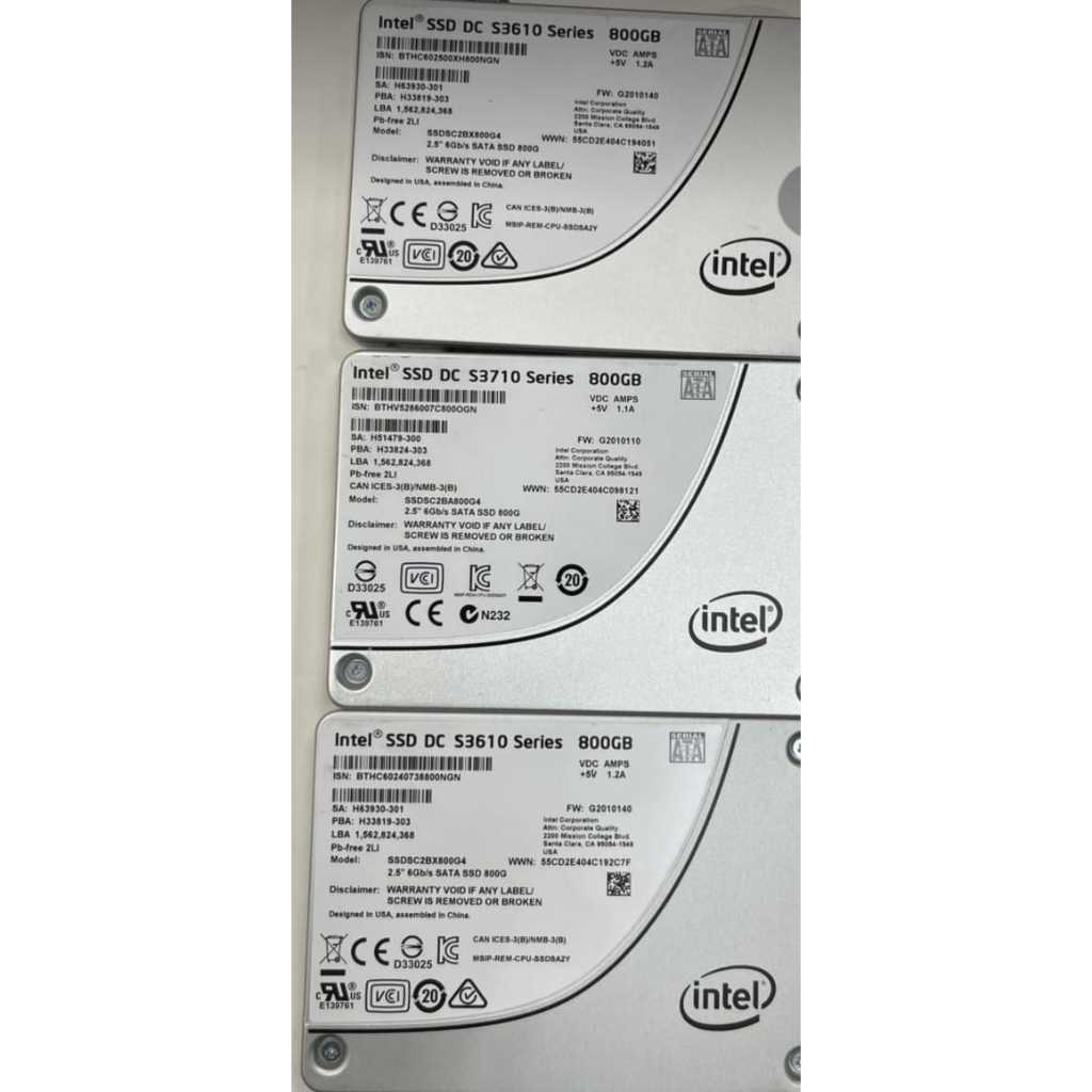 SSD SATA INTEL 800GB 2.5inch