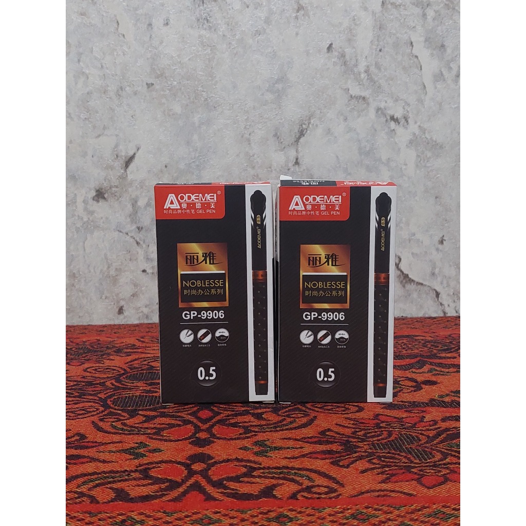 

Aodemei noblesse gel pen GP-9906 0,5 mm isi 12 pcs
