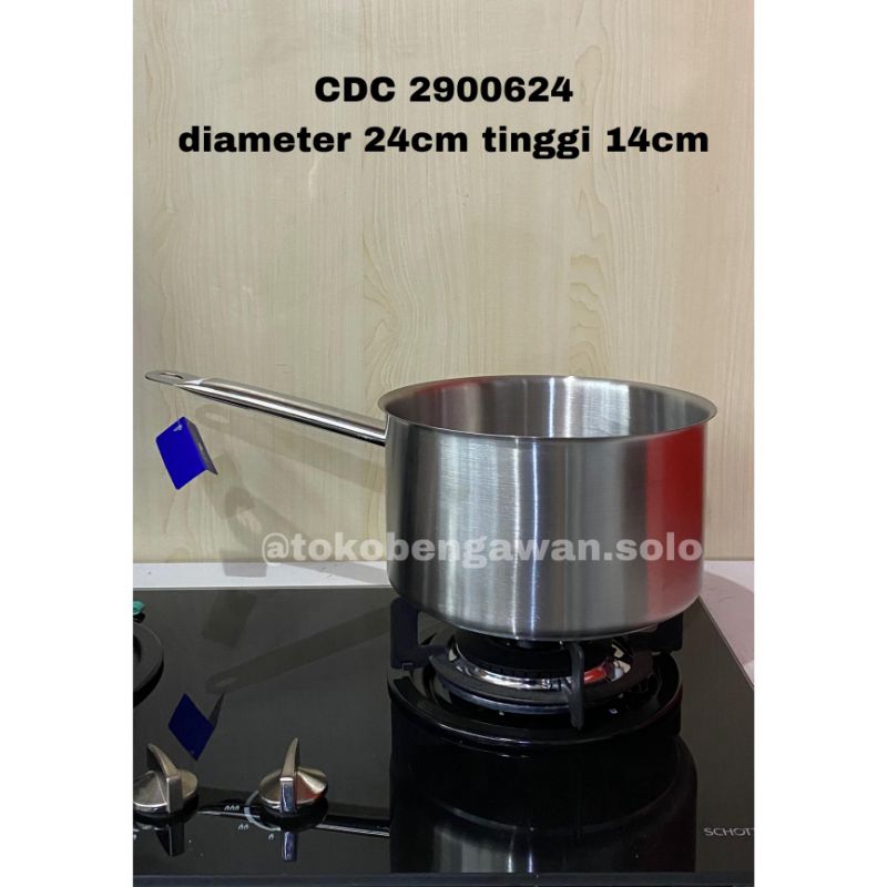 BIMA Stainless Sauce Pan Diameter 24 cm x Tinggi 14 cm Chef de Cuisine CDC 2900624 Series Deep Sauce