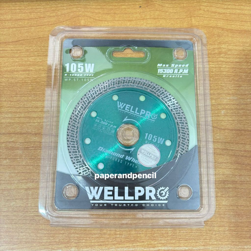 Mata Gerinda Potong Granit TURBO WELLPRO / Mata Potong Keramik Turbo 4 Inch / Diamond Wheel Mata Ger