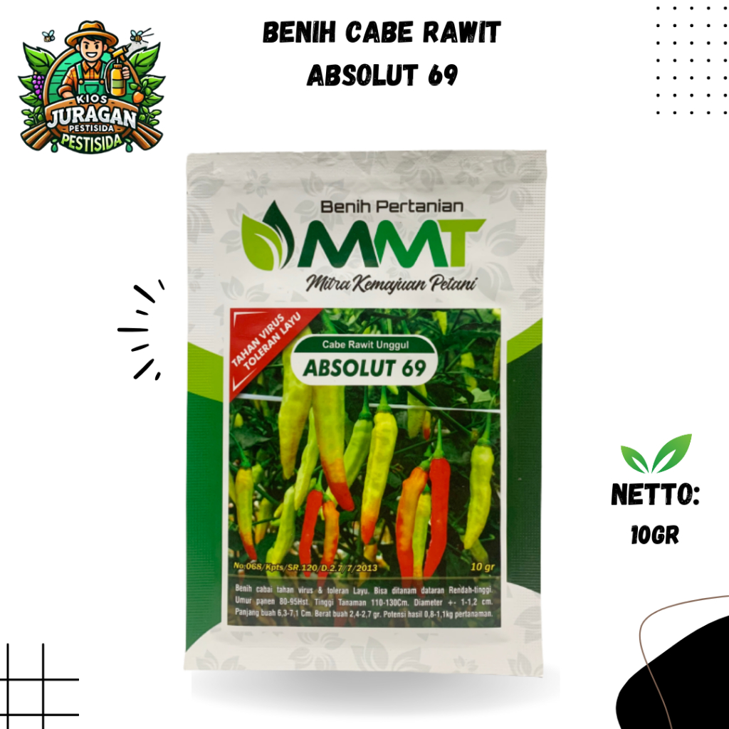 BENIH CABE RAWIT ABSOLUT 69 10GR MMT