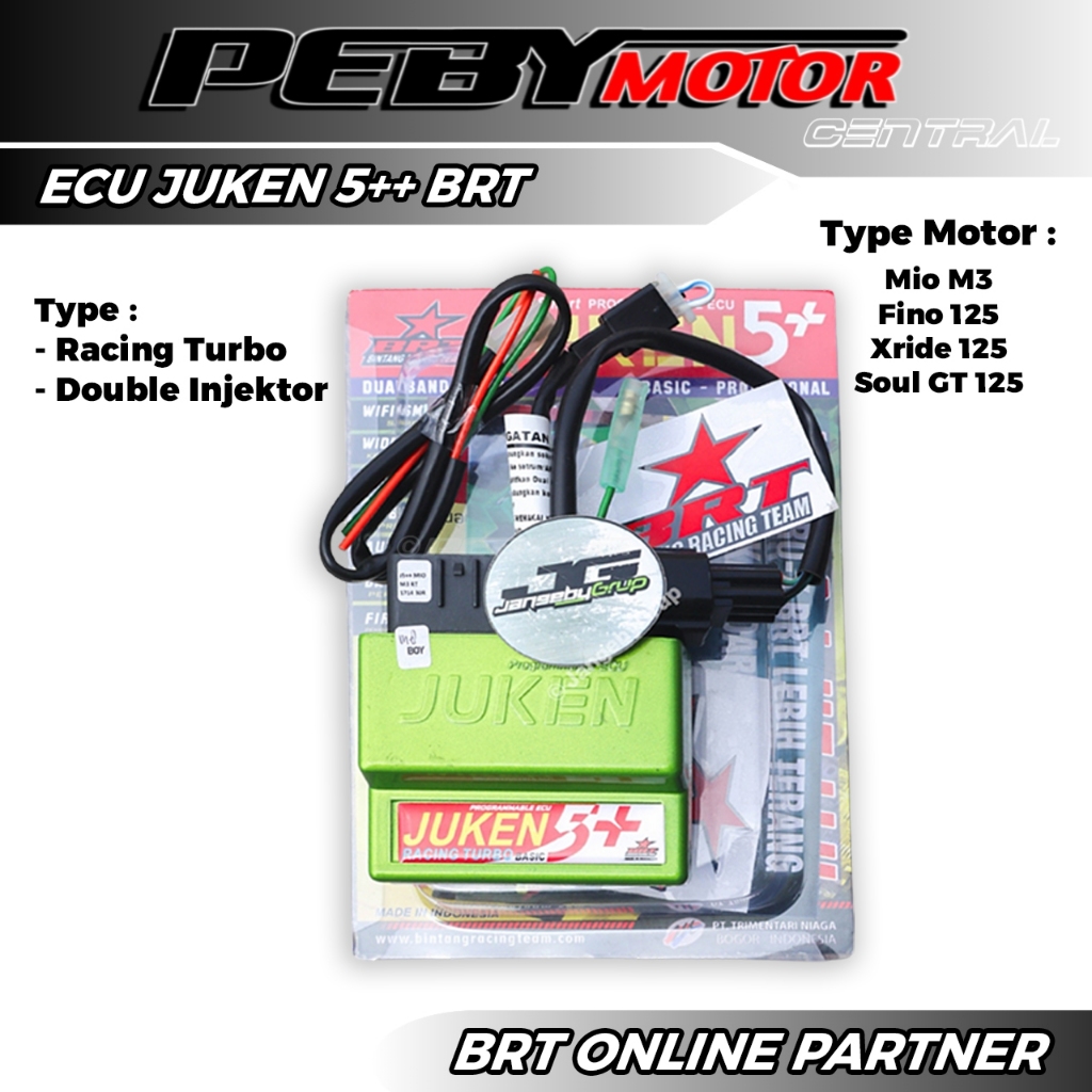 ECU JUKEN 5++ RACING TURBO BRT Mio M3 Fino XRide Soul GT 125
