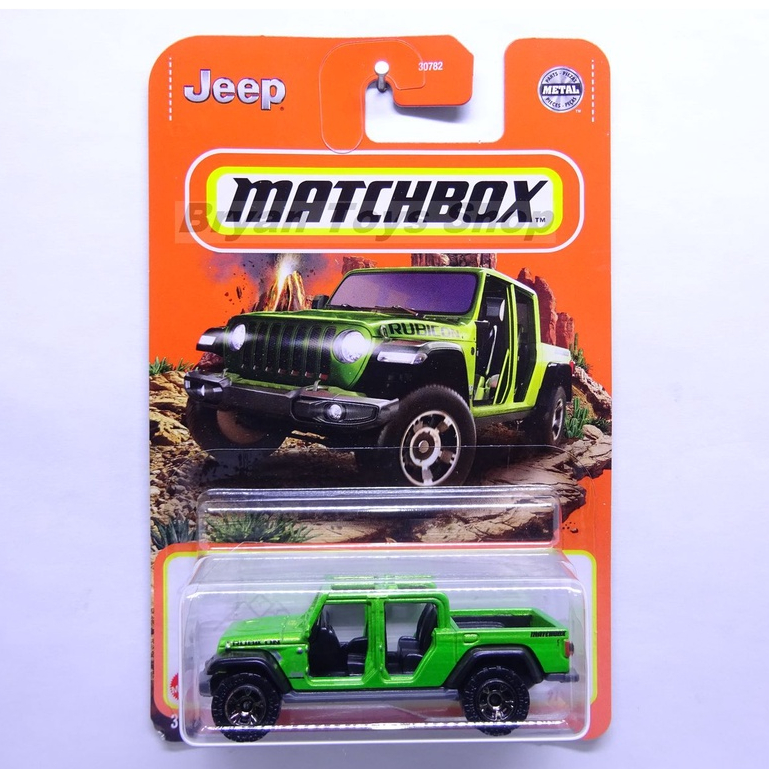 Matchbox 20 Jeep Gladiator Hijau