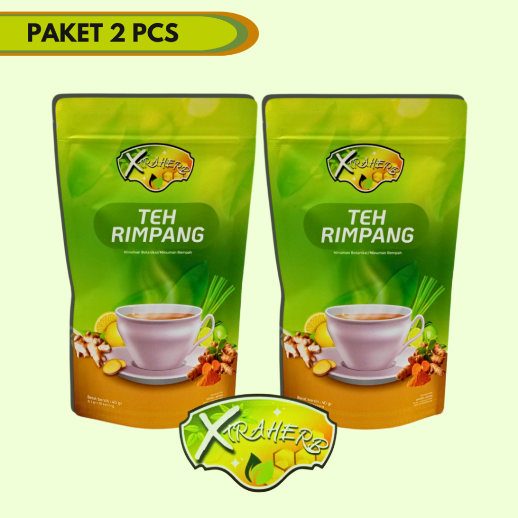 

Paket 2 Pcs Teh Rimpang Extraherb Jsr Teh Herbal Rempah