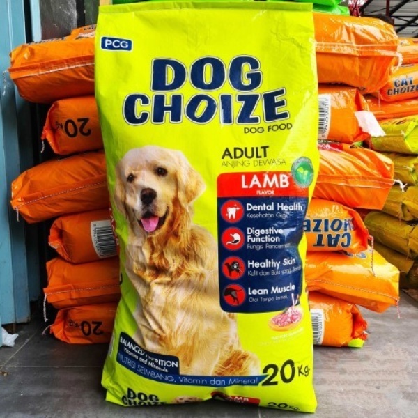 Dog Choize Dog Food Lamb 20 kg / Makanan Anjing 20kg