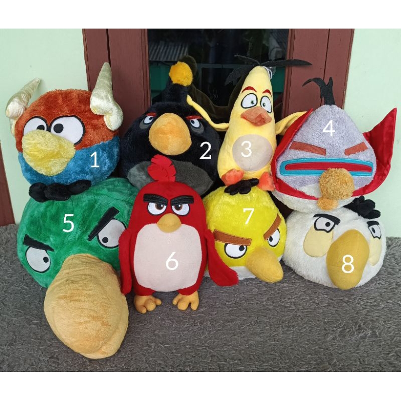Paket Ganci dan Boneka Angry Bird Take All (Bisa COD & INSTAN) Brand Original