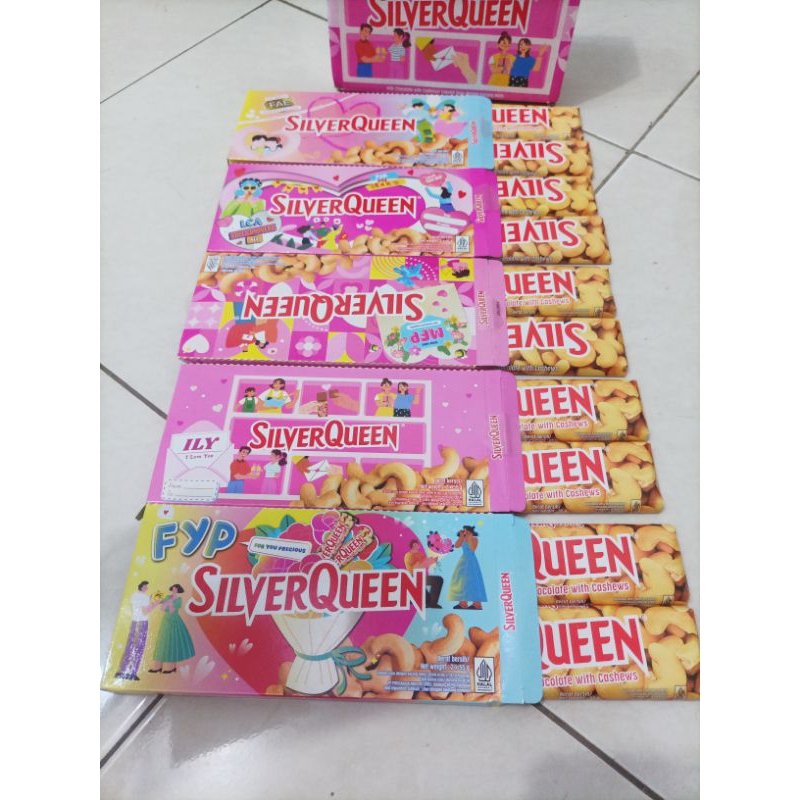 

10 Pcs Silverqueen Besar Ukuran 55 gram