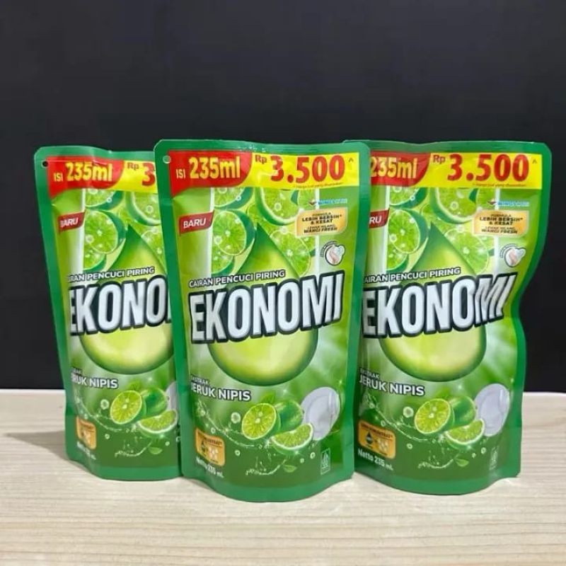 Sabun Ekonomi 235ml Sabun Cuci Piring 3500 / Kemasan Isi Ulang Ekonomi
