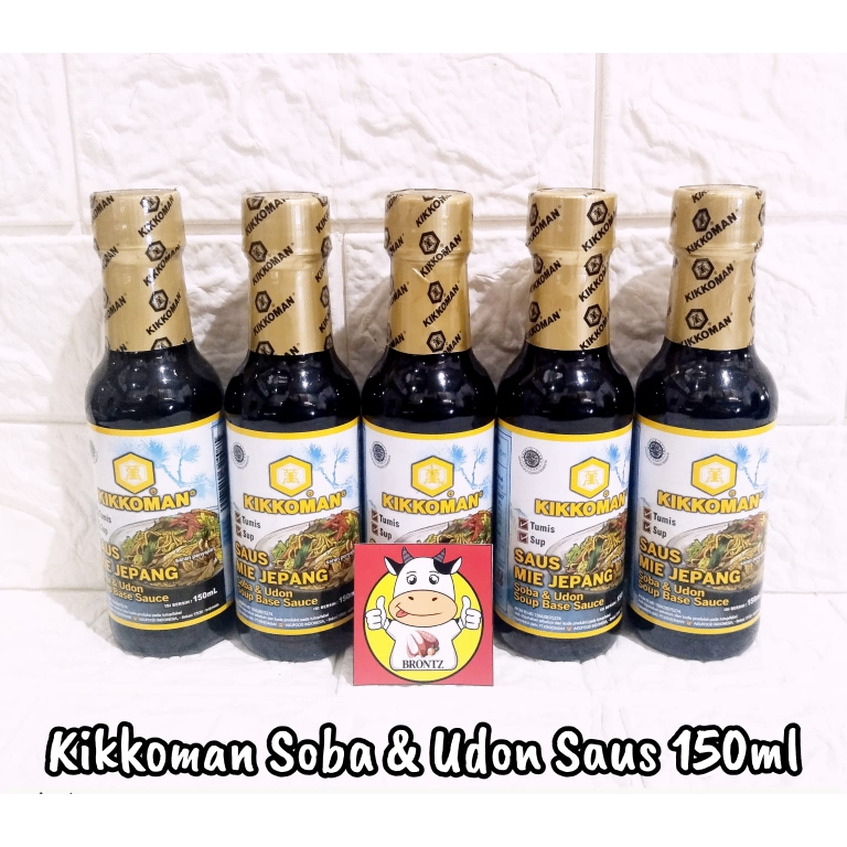 

KIKKOMAN SAUS UDON&SOBA KHAS JEPANG KEMASAN 300GR-FROZEN FOOD-BRONTZ JOGJA