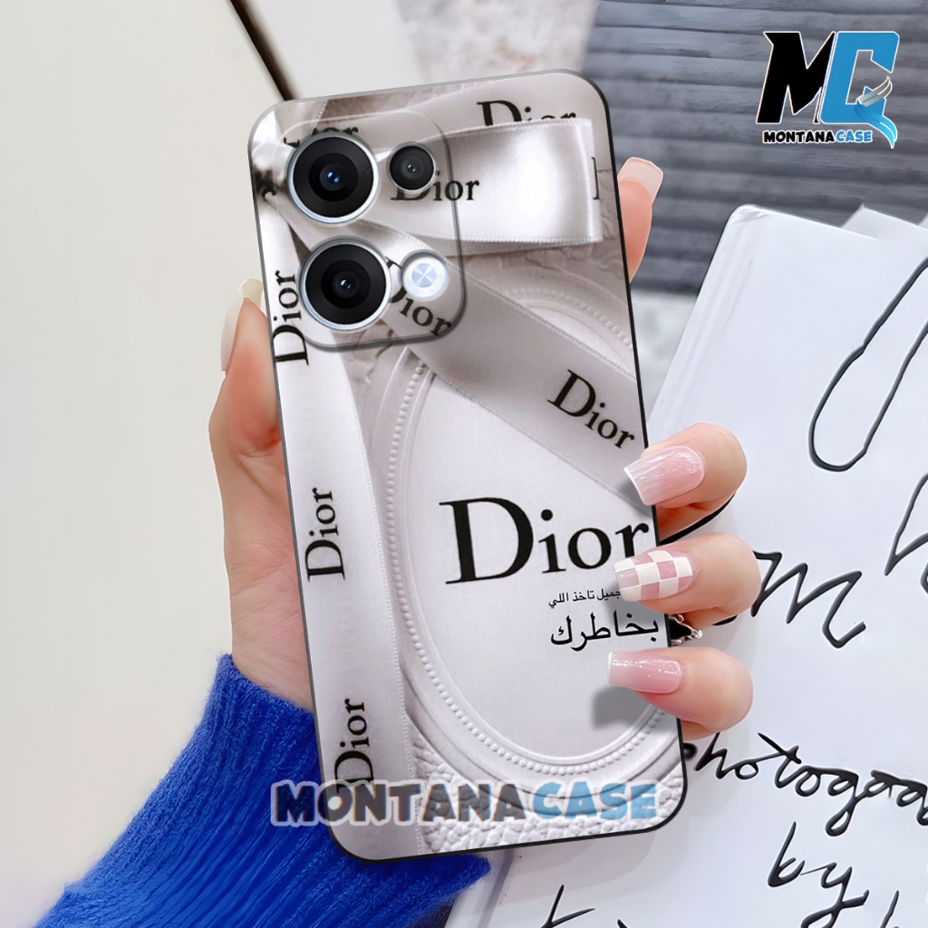 MONTANA CASE - Case Hp Oppo Reno 13 5G New Case Fashion Motif brand dior Cassing Tahan Banting Cover
