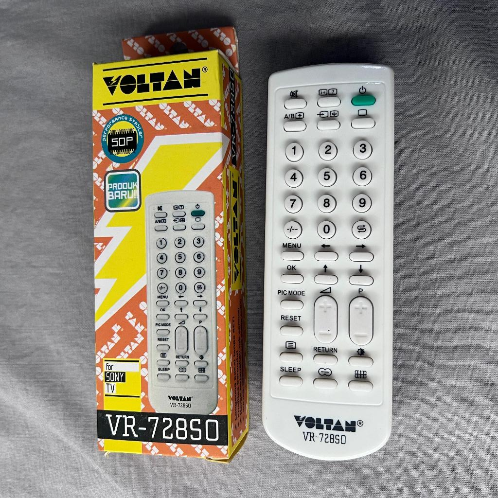 Remote Remot Multi Universal TV Tivi Televisi Tabung Sony