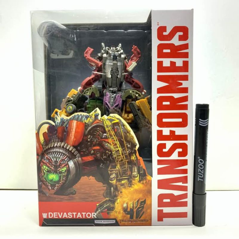 Transformer mainan action figure devastator transformersby hasbrotinggi sekitar 7 inchartikulasi
bis