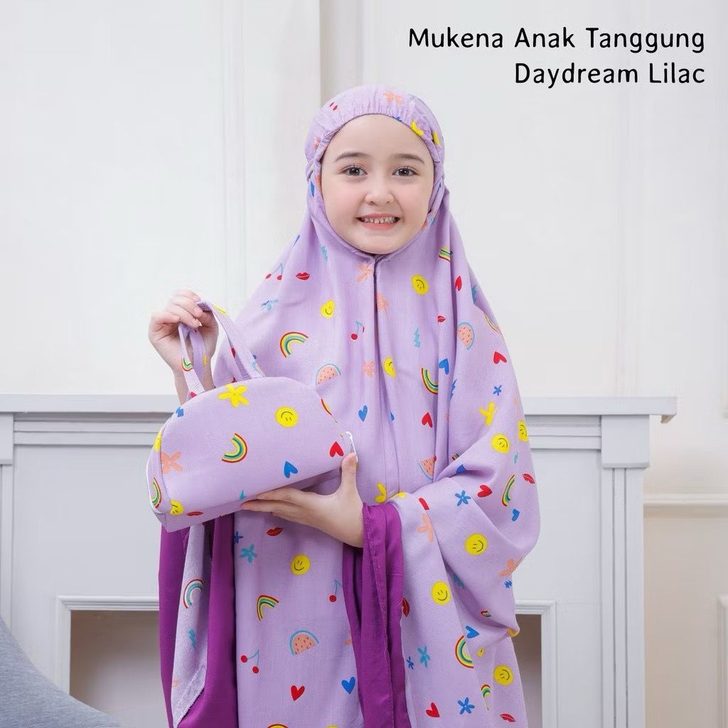 Mukenah Anak Tanggung Motif Daydream , Mukenah Anak Karakter 4 sampai 10 tahun