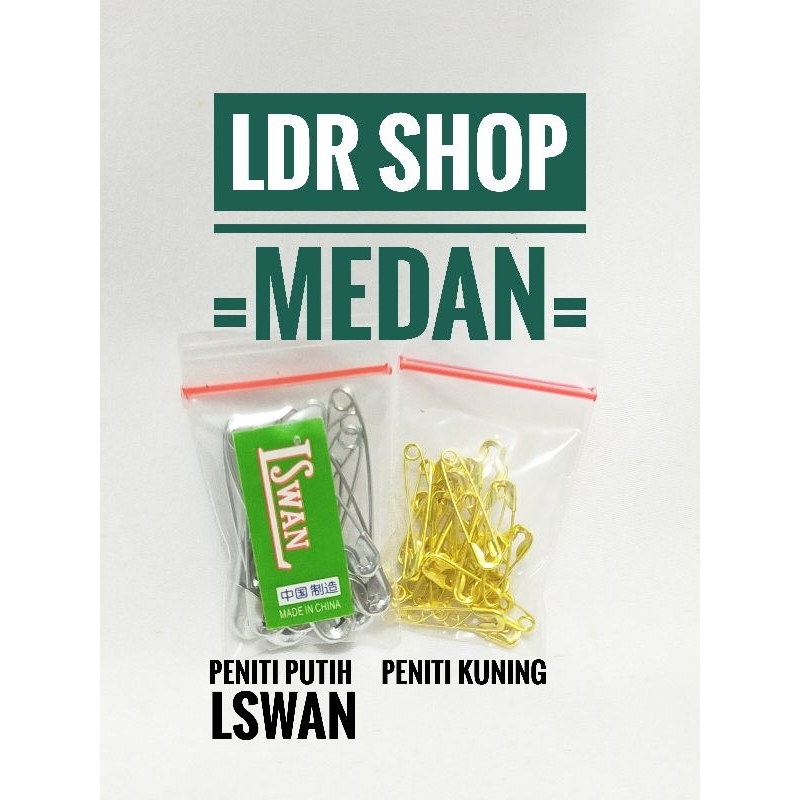 Peniti Kuning Kecil & Peniti Putih