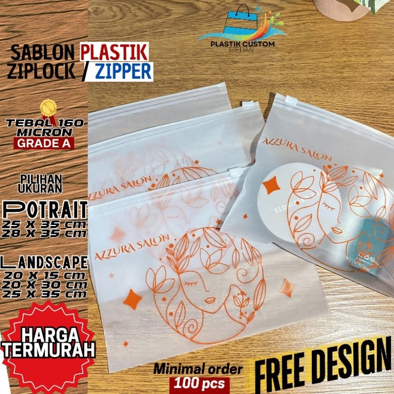 

Sablon Plastik Ziplock / Zipper Bebas Design. PLASTIK PRINTING| PLASTIK PACKING | PLASTIK CUSTOM