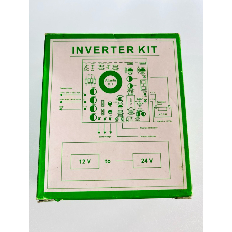 Kit Kitt Inverter 12V DC To CT 24V