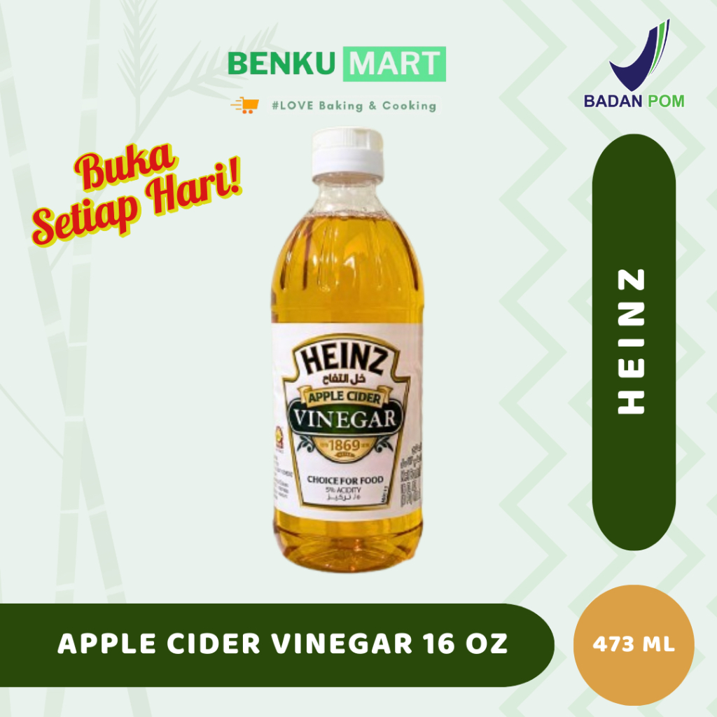 

Heinz Apple Cider Vinegar 473 ml - Cuka Apel 16 oz
