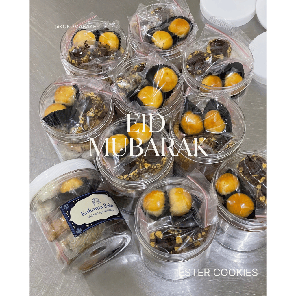 

TESTER PACK COOKIES KUE KERING LEBARAN RAYA 2025 KOKOMABAKE
