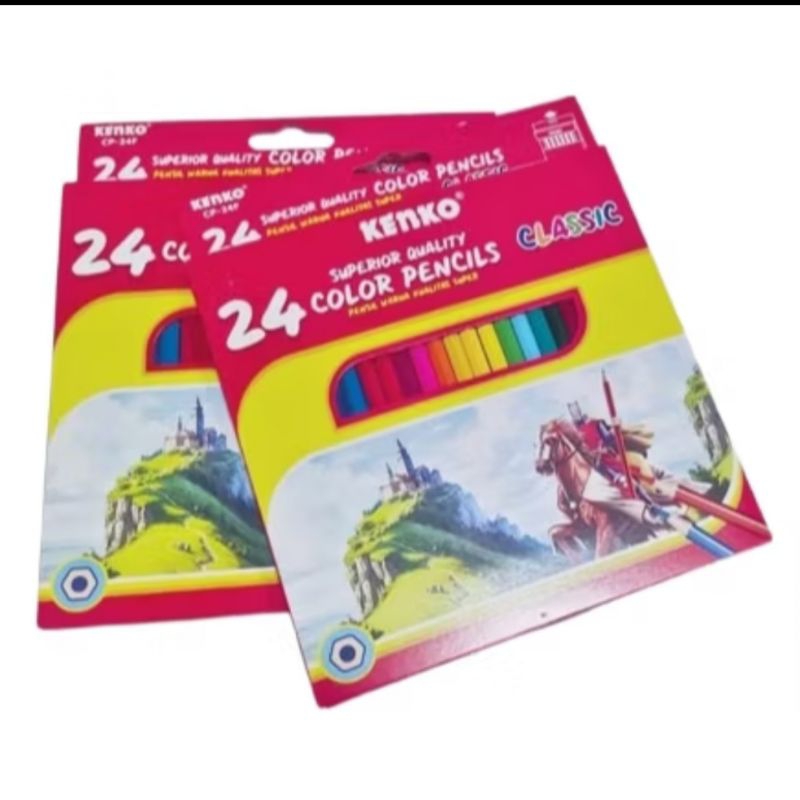 

Pensil Warna Kenko 24 Warna Panjang Pencils Colour Color CP-24F sampari/kalsik/sandy bear