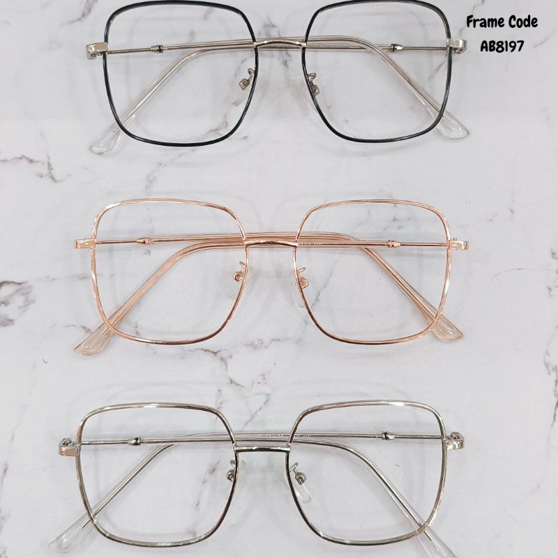 Kacamata model kotak Kode Frame 8197