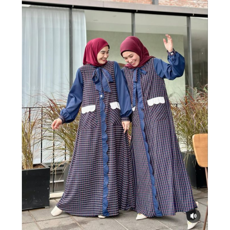 EAZY STYLE FIOLA DRESS RAYA DAILY. FIOLA DRESS EAZY STYLE TERBARU. EAZY STYLE TERBARU