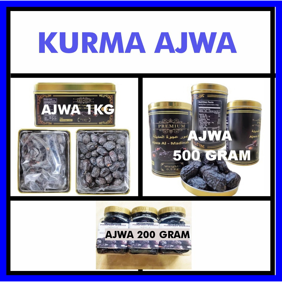 

Kurma Nabi Ajwa Madinah Premium Jumbo