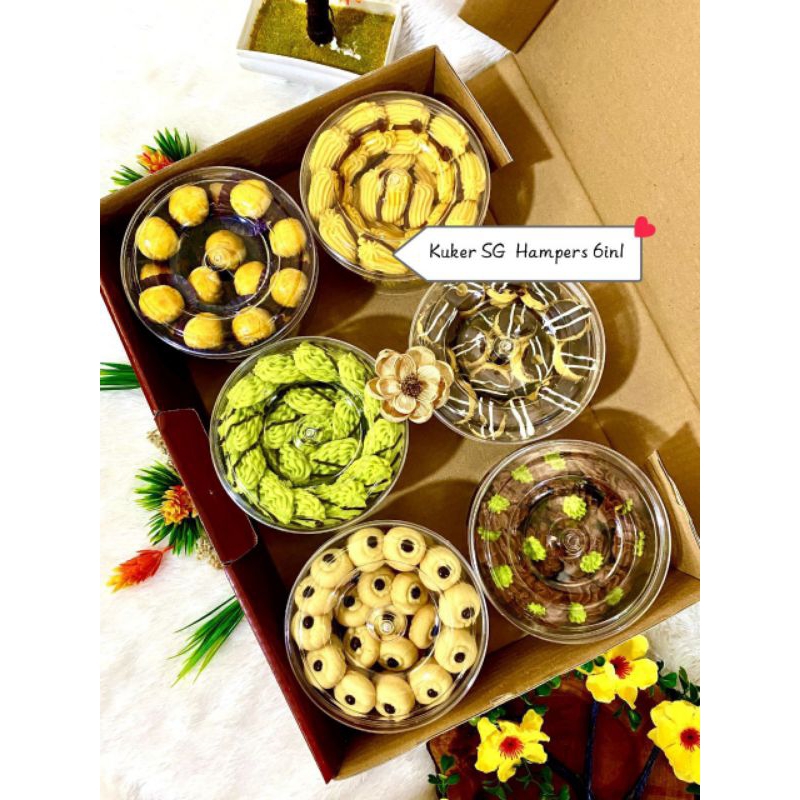 

KUE KERING HAMPERS ISI 6 [6IN1] HAMPERS HARI RAYA IDULFITRI RAMADHAN