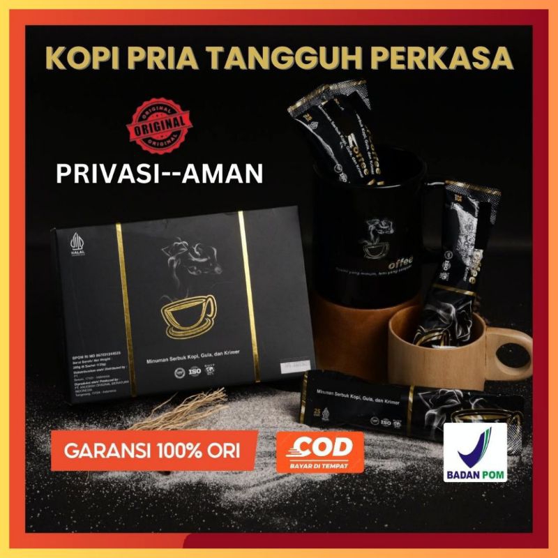 

KopiMoceerr Coffee Original Kopi Herbal Stamina Pria Kuat Tahan Lama Aman Di Konsumsi 1 Box 8 Sachet