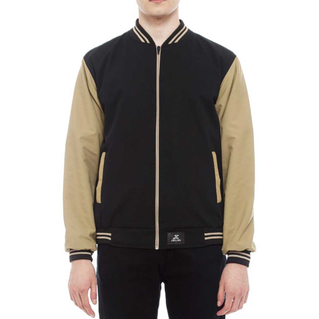 Jaket bomber kanvas kombinasi - Jaket bomber best seller - jaket bomber elegant jaket bomber pariasi