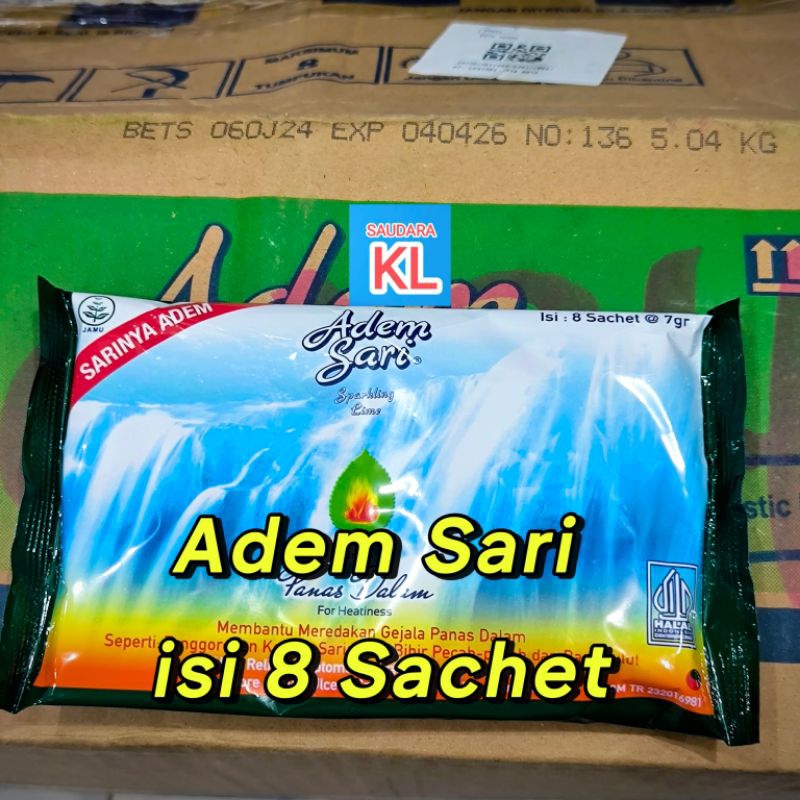 

Adem Sari Bags isi 8 sachet