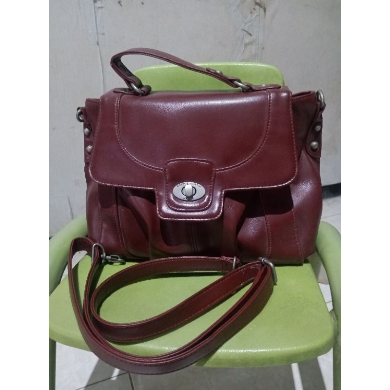 Tas selempang kulit Sophie Martin (tas second)