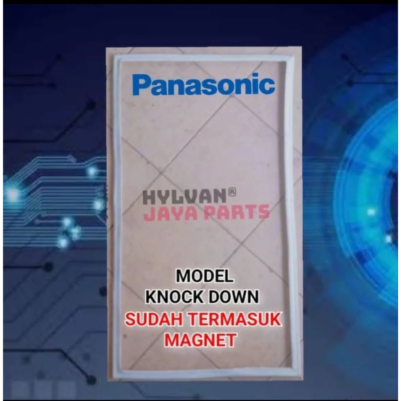 GASKET KARET PINTU KULKAS PANASONIC KNOCKDOWN 105 x 55 CM