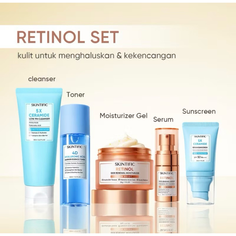 SKINTIFIC PAKET RETINOL
