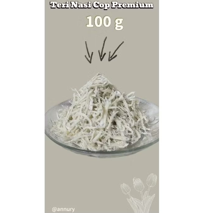 

Teri Nasi Cop Premium 100g