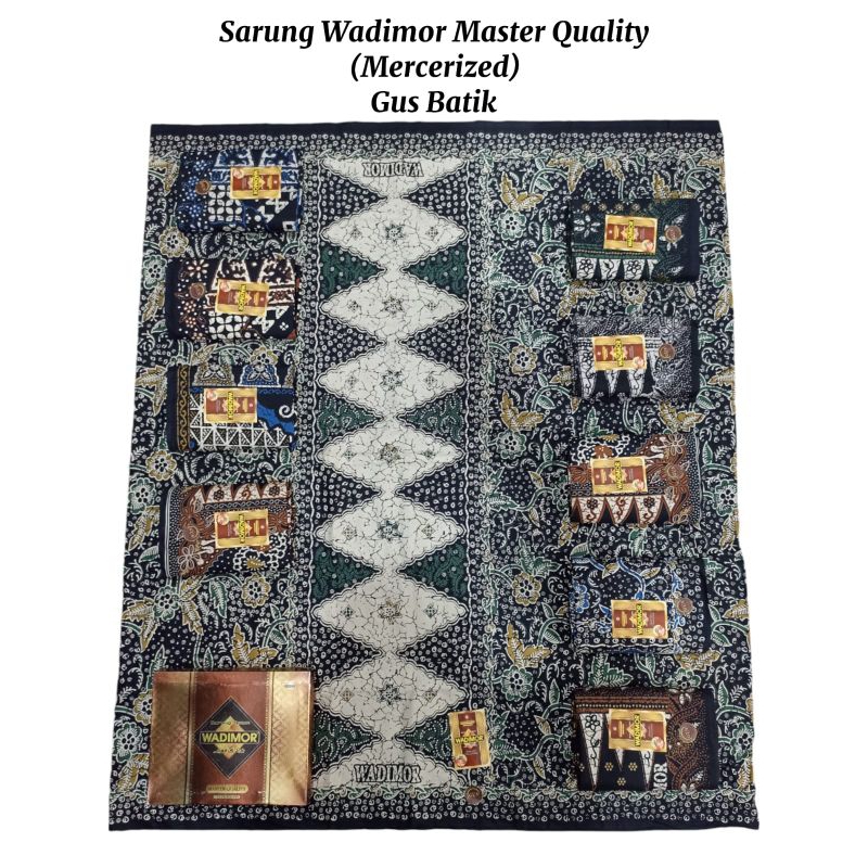 Wadimore Sarung Wadimor Master Quality (Mercurized) Gus Batik 1 kodi