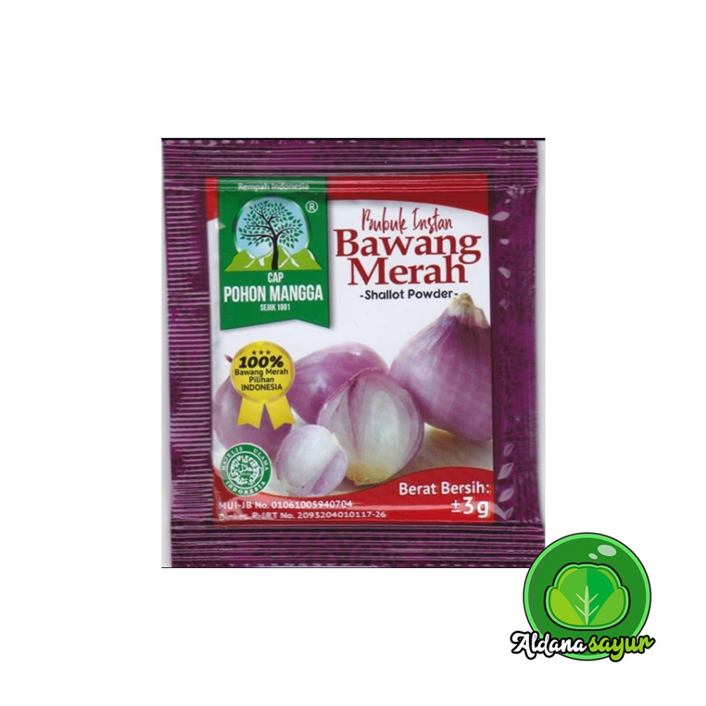 

Bumbu Instan Bawang Merah Bubuk Cap Pohon Mangga