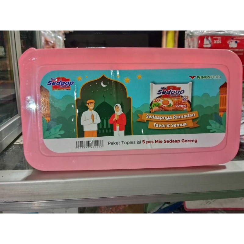 

sedap goreng instant box isi 5 pxs free container